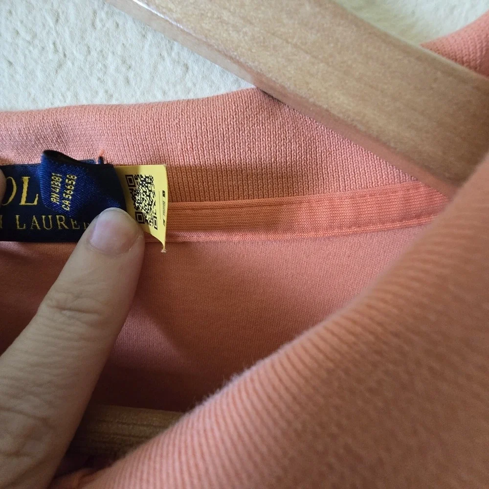 Polo Ralph Lauren Polo Shirt Mens 4XB Pink Solid Short Sleeve Big & Tall Pony